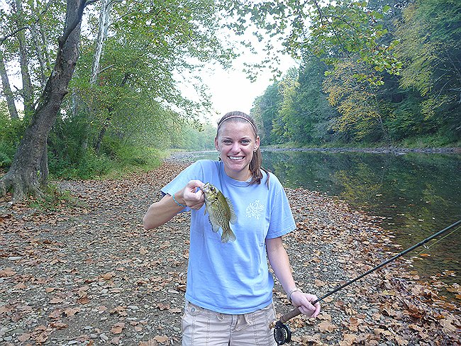 Some first fish on the fly.JPG